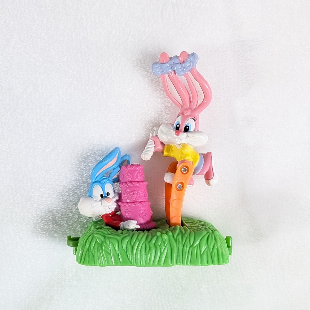 ❤️ 1994 Tiny Toon Warner Bros McDonald's Train Kids Meal Toy Buster Babs Bunny